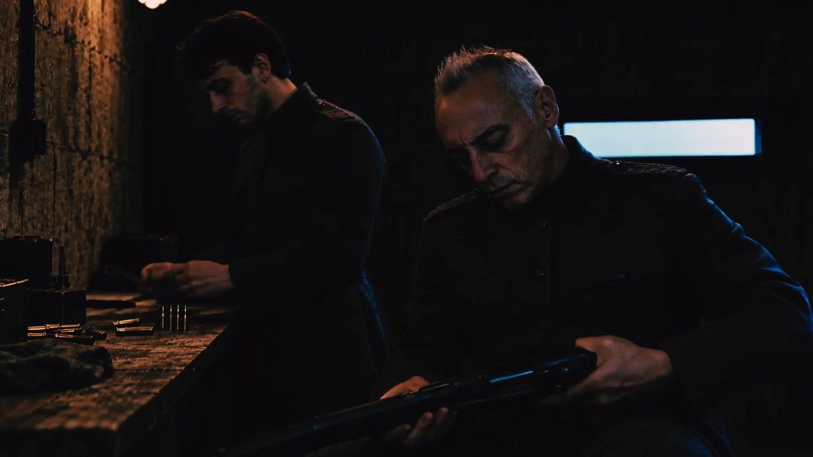 A frame from the supplied film: a cinematic interior scene